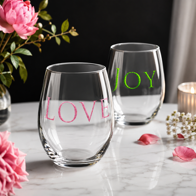 Stemless Wine Glass