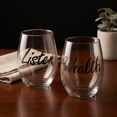 Stemless Wine Glass