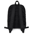 Binary Instructions To Keep Moving The World Forward With Vitruvian Earth In Green on Backpack
