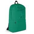 Always Better Haiku With Lilies on Backpack
