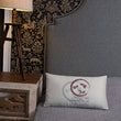 Courage To Begin Haiku With Fish on Basic Pillow