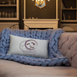 Courage To Begin Haiku With Fish on Basic Pillow