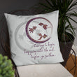 Courage To Begin Haiku With Fish on Basic Pillow