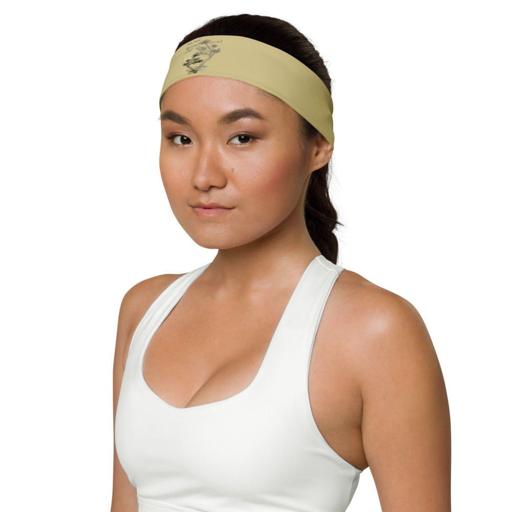 Matsuo Basho Haiku With Bonsai on Headband