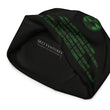 Binary Instructions To Keep Moving The World Forward With Vitruvian Earth In Green on Kids Original Beanie