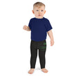 Binary Instructions To Keep Moving The World Forward With Vitruvian Earth In Green on Kids Leggings