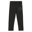 Binary Instructions To Keep Moving The World Forward With Vitruvian Earth In Green on Kids Leggings