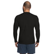 Binary Instructions To Keep Moving The World Forward With Vitruvian Earth In Green on Men's Rash Guard