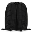 Binary Instructions To Keep Moving The World Forward With Vitruvian Earth In Green on Minimalist Backpack