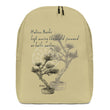 Matsuo Basho Haiku With Bonsai on Minimalist Backpack
