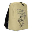 Matsuo Basho Haiku With Bonsai on Minimalist Backpack