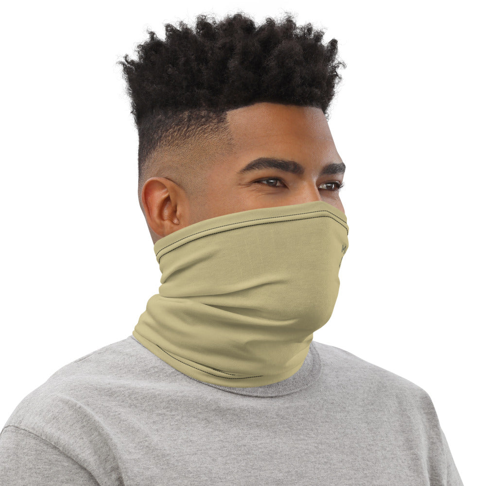 Matsuo Basho Haiku With Bonsai on Neck Gaiter