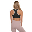 Binary Instructions To Keep Moving The World Forward With Venusian Earth In White on Padded Sports Bra