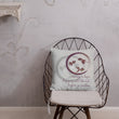 Courage To Begin Haiku With Fish on Premium Pillow