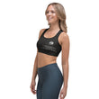 Binary Instructions To Keep Moving The World Forward With Venusian Earth In White on Sports Bra