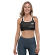 Binary Instructions To Keep Moving The World Forward With Venusian Earth In White on Sports Bra