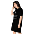 Binary Instructions To Keep Moving The World Forward With Venusian Earth In White on Women's Original T-Shirt Dress - Sleep Shirt