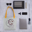 Courage To Begin Haiku With Fish on Tote Bag