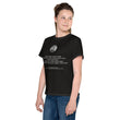 Binary Instructions To Keep Moving The World Forward With Venusian Earth In White on Youth Original Tee Shirt