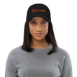 Courage In Amber Embroidery On Classic Dad Hat