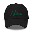 Now In Emerald Embroidery On Classic Dad Hat