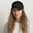 Now In Emerald Embroidery On Classic Dad Hat