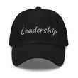 Leadership In Silver Embroidery On Classic Dad Hat