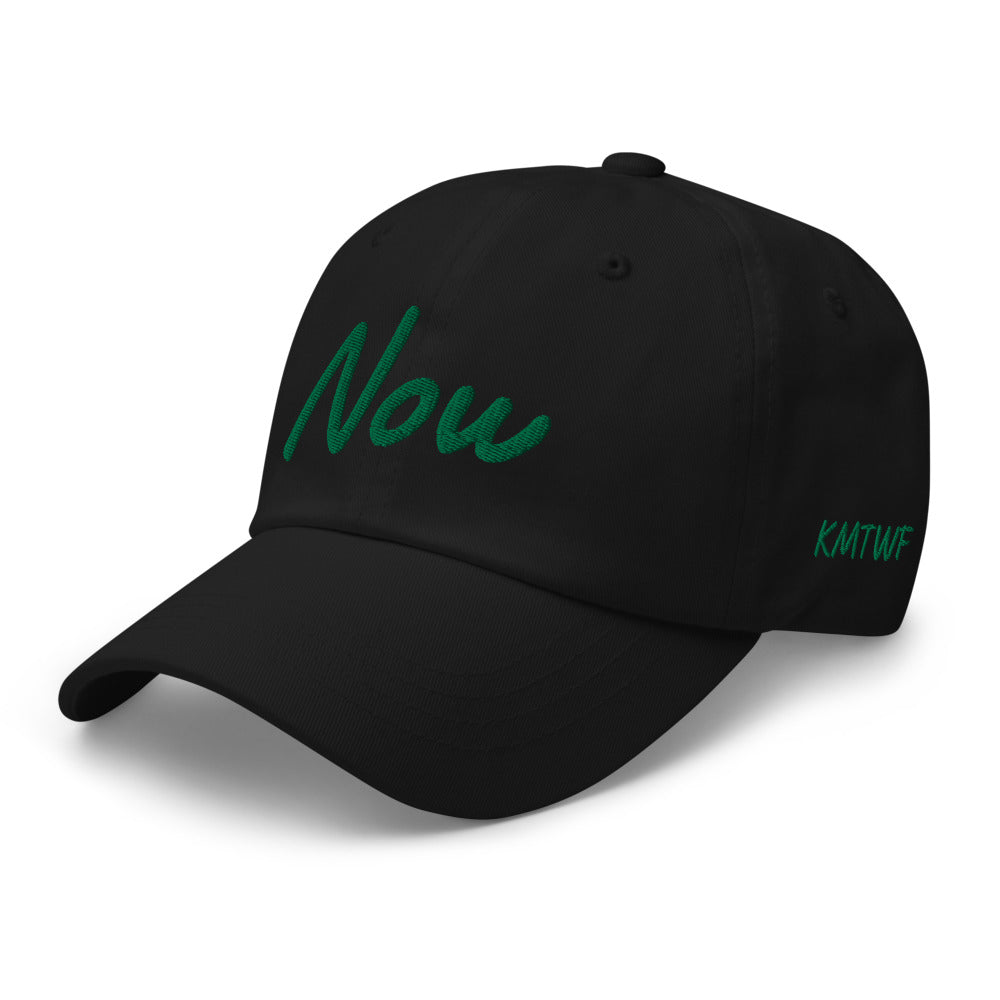 Now In Emerald Embroidery On Classic Dad Hat