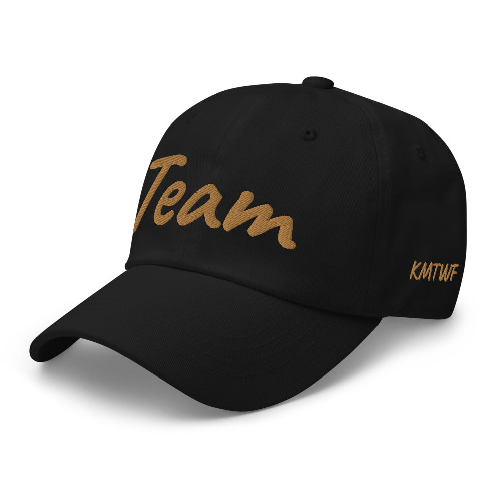 Team In Celluloid Embroidery On Classic Dad Hat