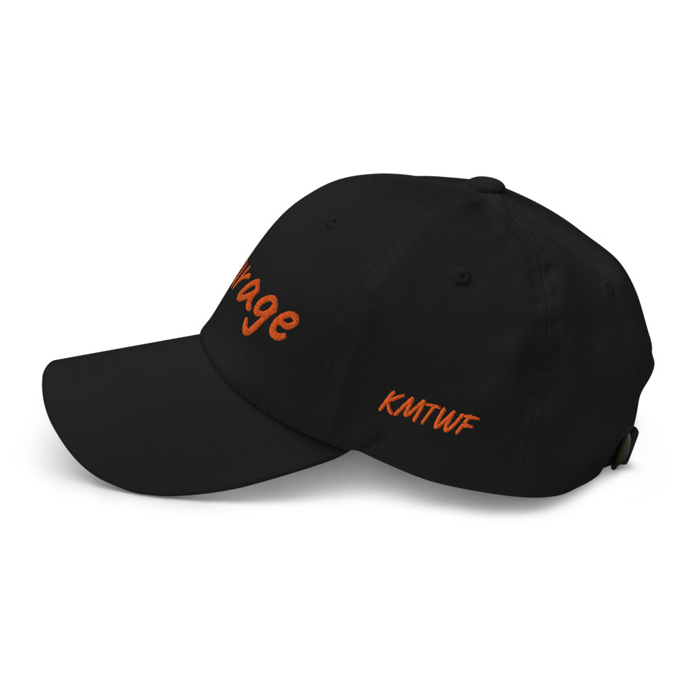 Courage In Amber Embroidery On Classic Dad Hat