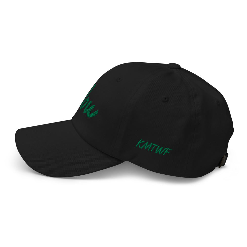 Now In Emerald Embroidery On Classic Dad Hat