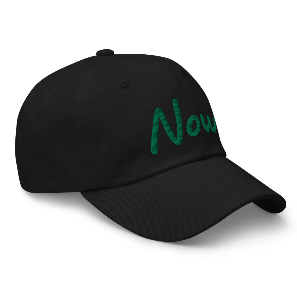 Now In Emerald Embroidery On Classic Dad Hat