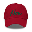 Now In Emerald Embroidery On Classic Dad Hat