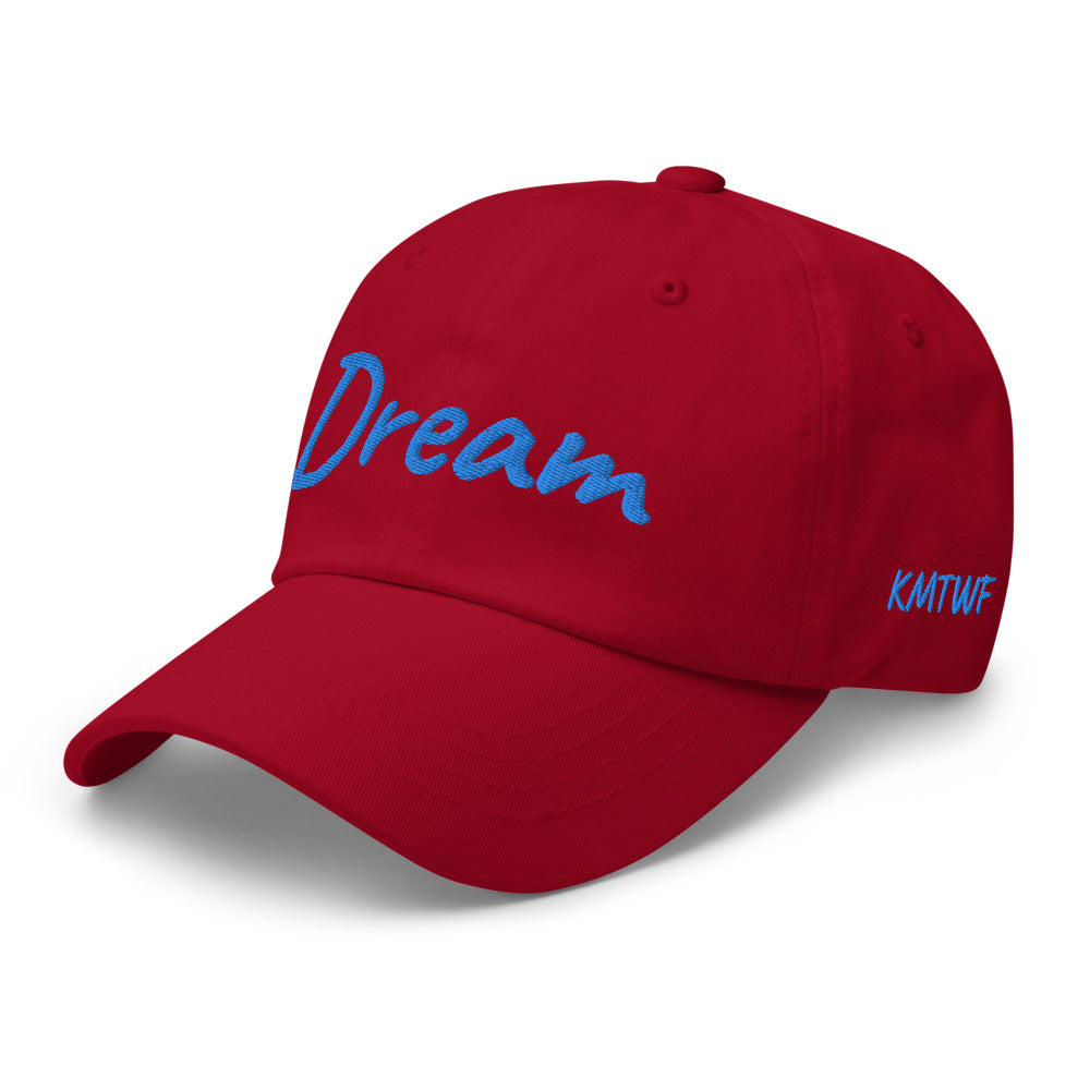 Dream In Sapphire Embroidery On Classic Dad Hat
