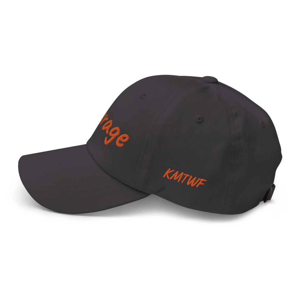 Courage In Amber Embroidery On Classic Dad Hat