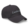 Leadership In Silver Embroidery On Classic Dad Hat