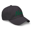 Now In Emerald Embroidery On Classic Dad Hat