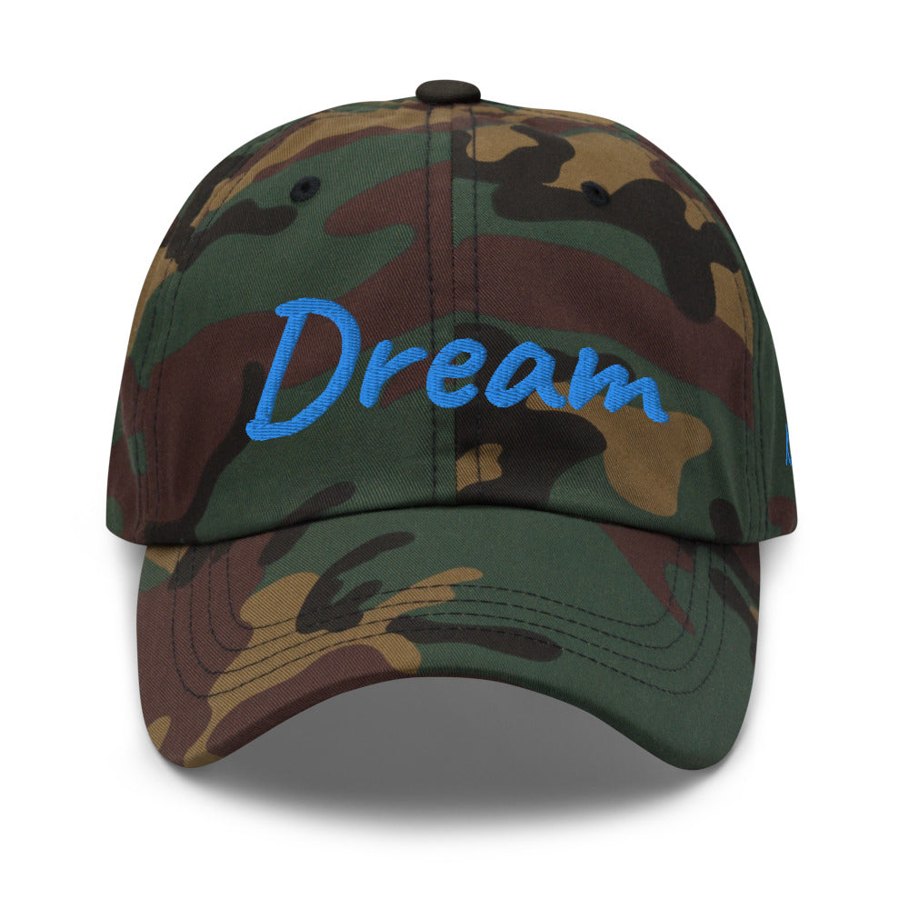 Dream In Sapphire Embroidery On Classic Dad Hat