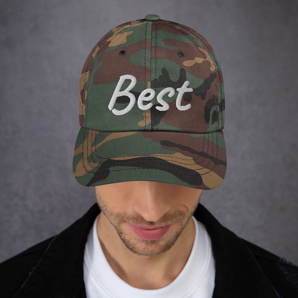 Best In Diamond Embroidery On Classic Dad Hat