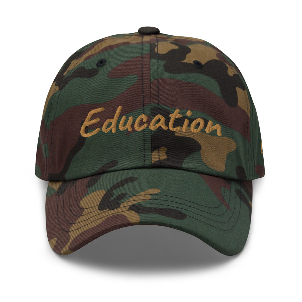 Education In Copper Embroidery On Classic Dad Hat
