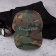 Leadership In Silver Embroidery On Classic Dad Hat