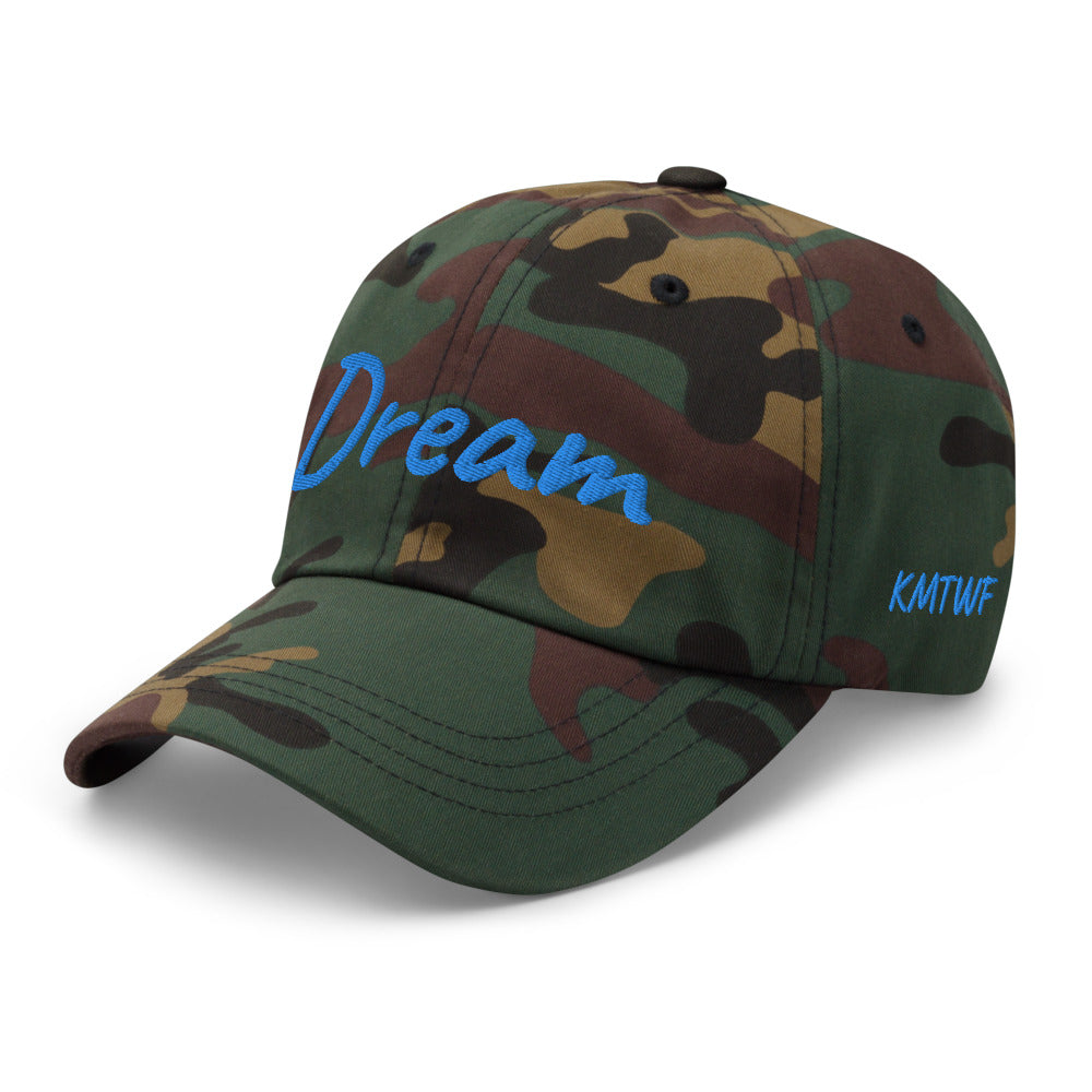 Dream In Sapphire Embroidery On Classic Dad Hat