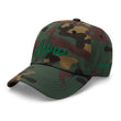 Now In Emerald Embroidery On Classic Dad Hat