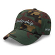 Leadership In Silver Embroidery On Classic Dad Hat