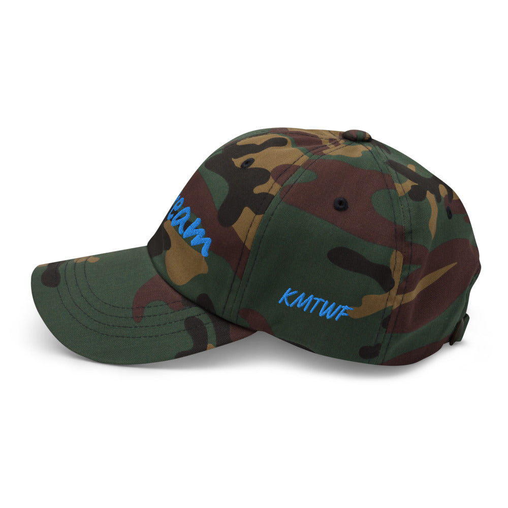Dream In Sapphire Embroidery On Classic Dad Hat