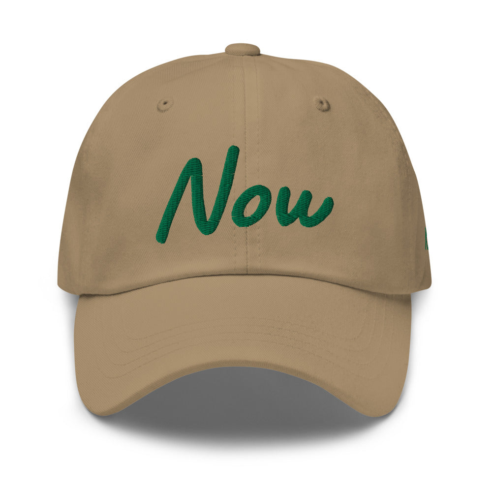 Now In Emerald Embroidery On Classic Dad Hat