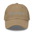 Leadership In Silver Embroidery On Classic Dad Hat