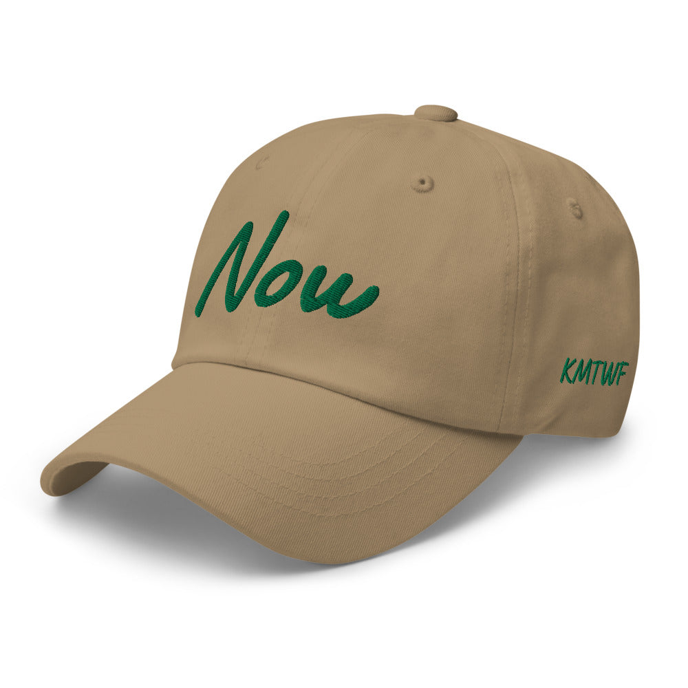 Now In Emerald Embroidery On Classic Dad Hat