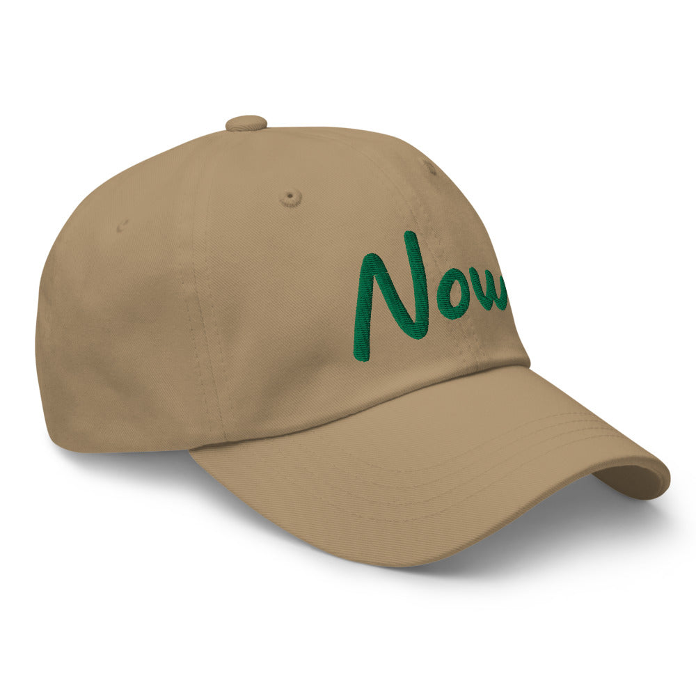 Now In Emerald Embroidery On Classic Dad Hat