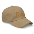 Team In Celluloid Embroidery On Classic Dad Hat